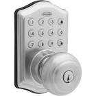 Honeywell Satin Nickel Digital Knob Electronic Keypad Entry Door Lock