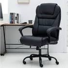 Big and Tall Office Chair 500lbs Wide Seat Ergonomic Desk Chair with Lumbar Support Arms High Back PU Leather Executive Task Computer Chair