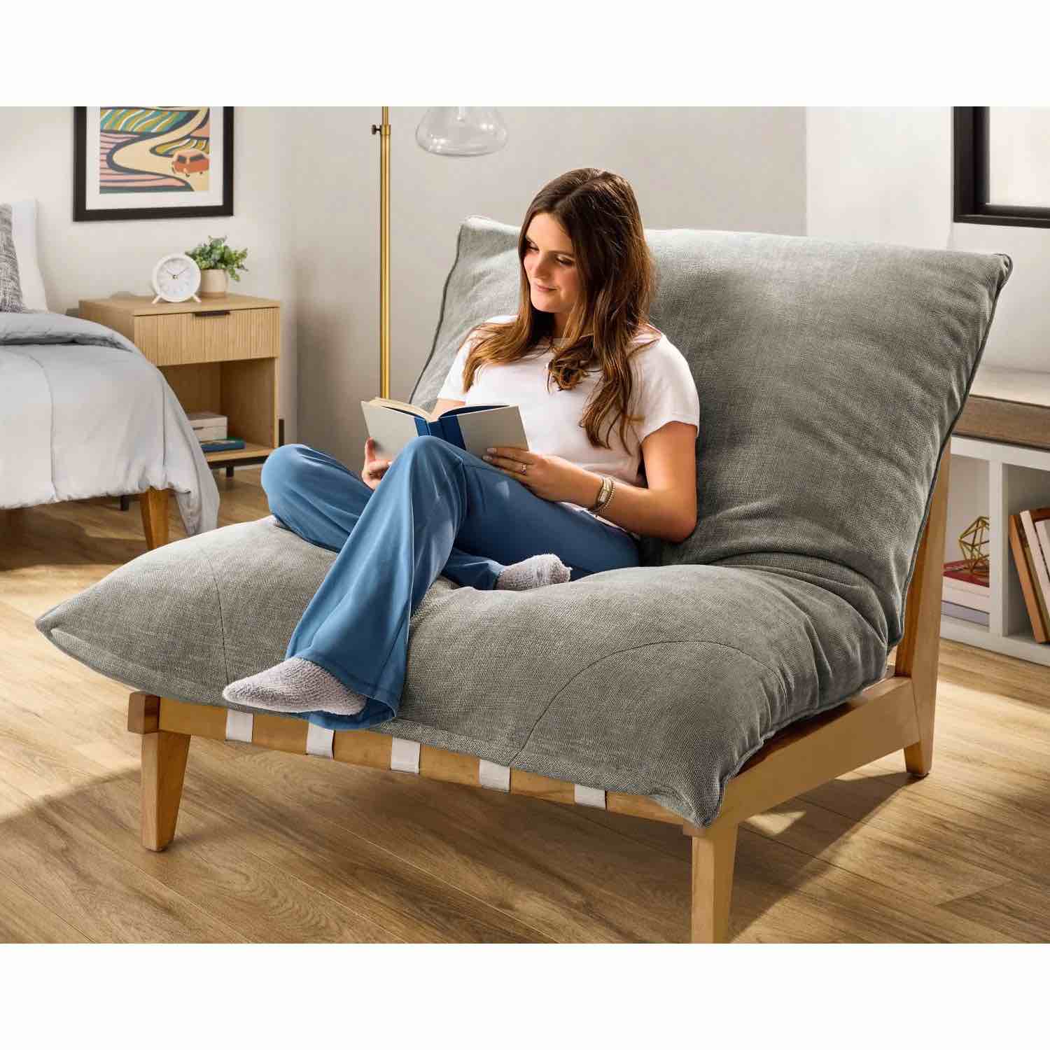 member's mark cloud lounge accent chair, mushroom 