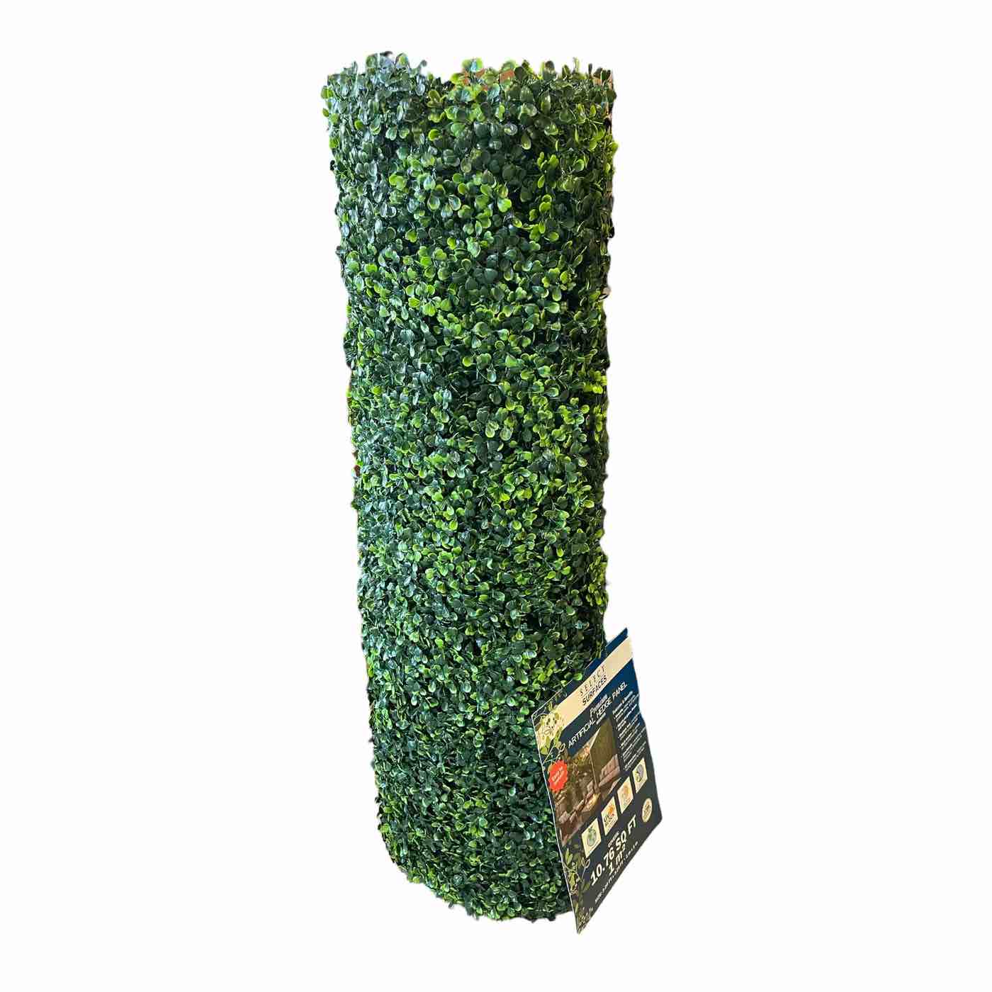 select surfaces 10.76 square feet premium artificial hedge panel, 3.28' x 3.28'