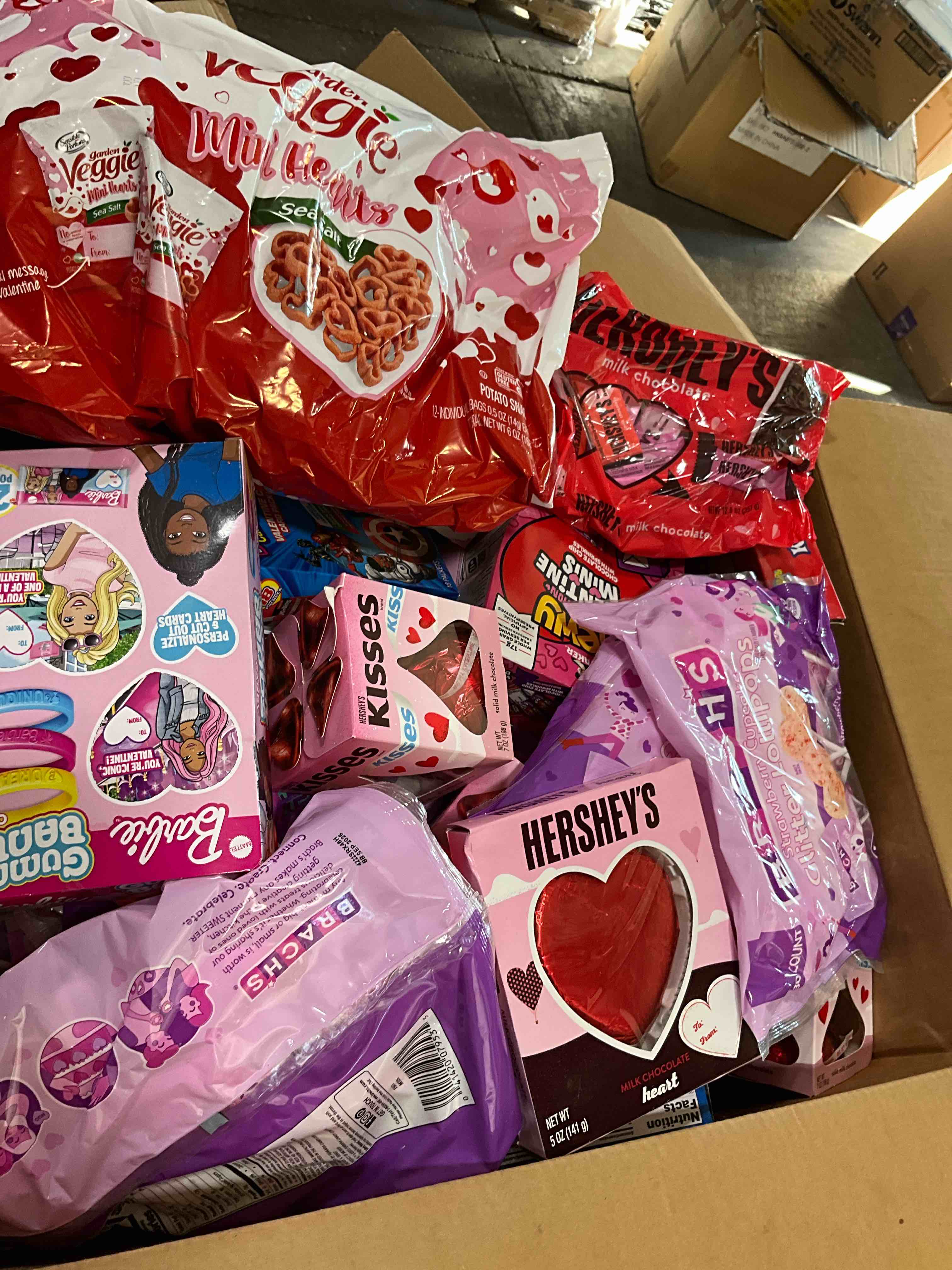 assortment box of candy