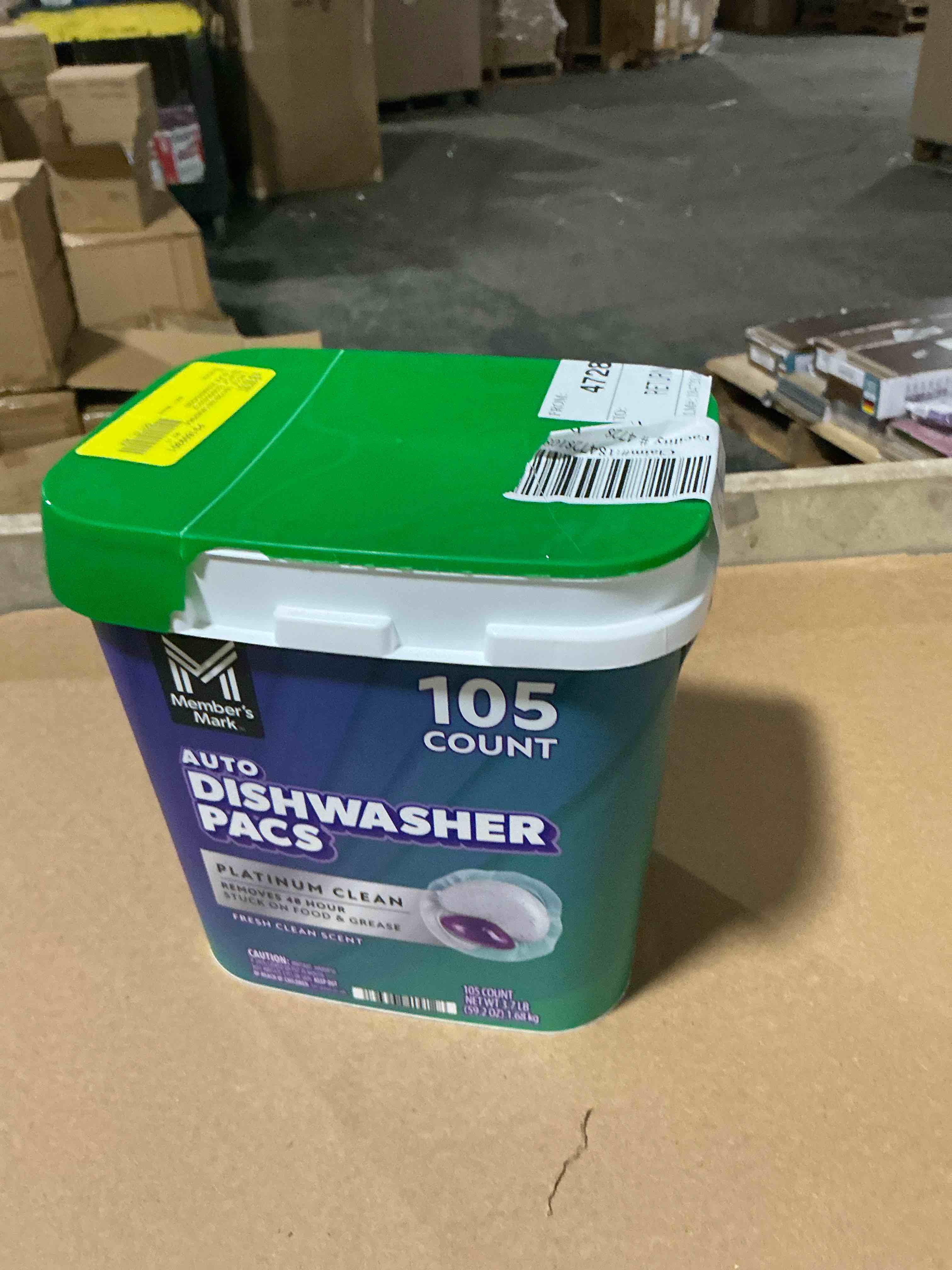 members mark 105 auto dishwasher packs