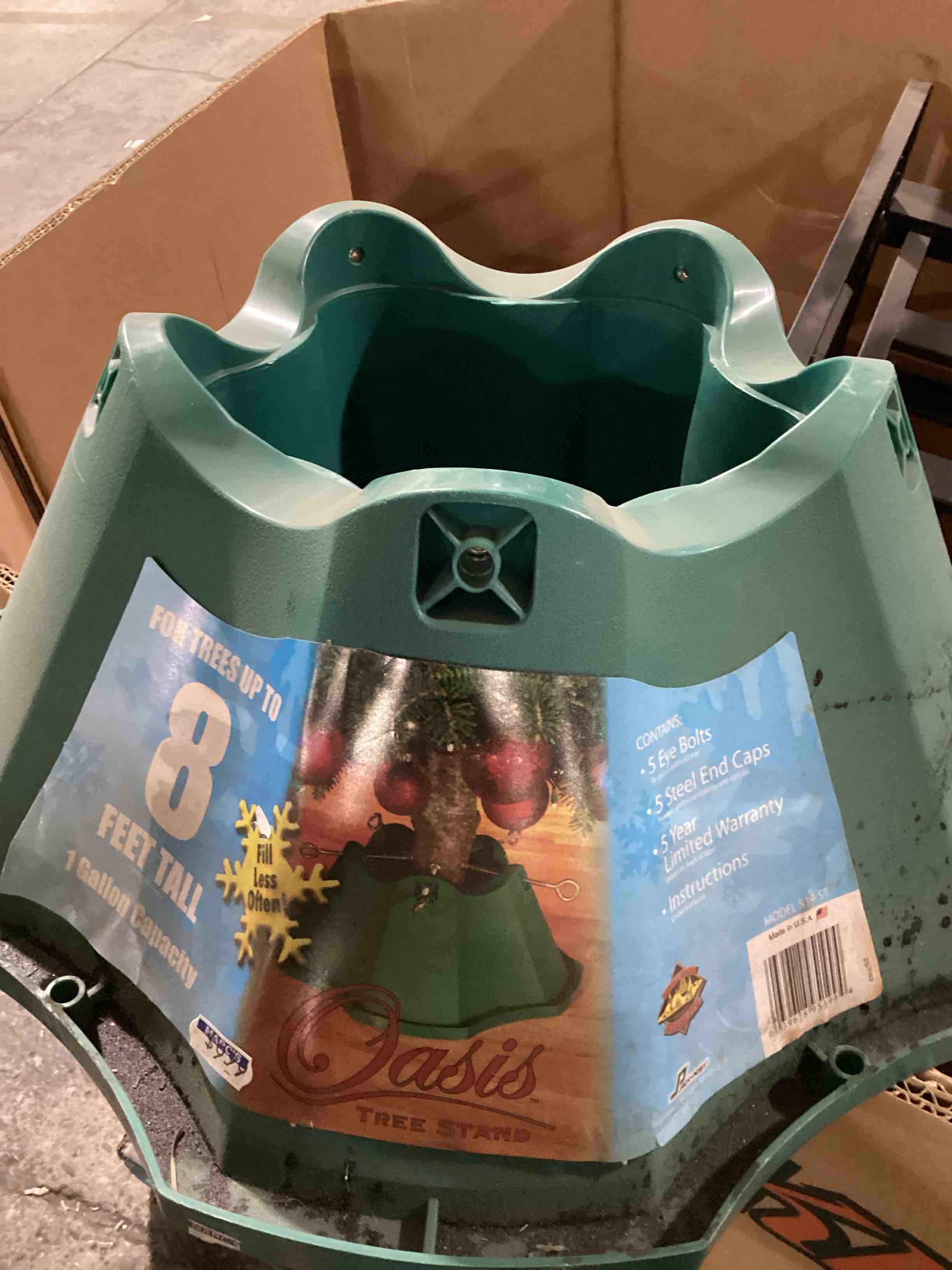 Oasis 519-ST Christmas Tree Stand Plastic Green