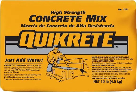 Quikrete Concrete Mix 80 lb Gray