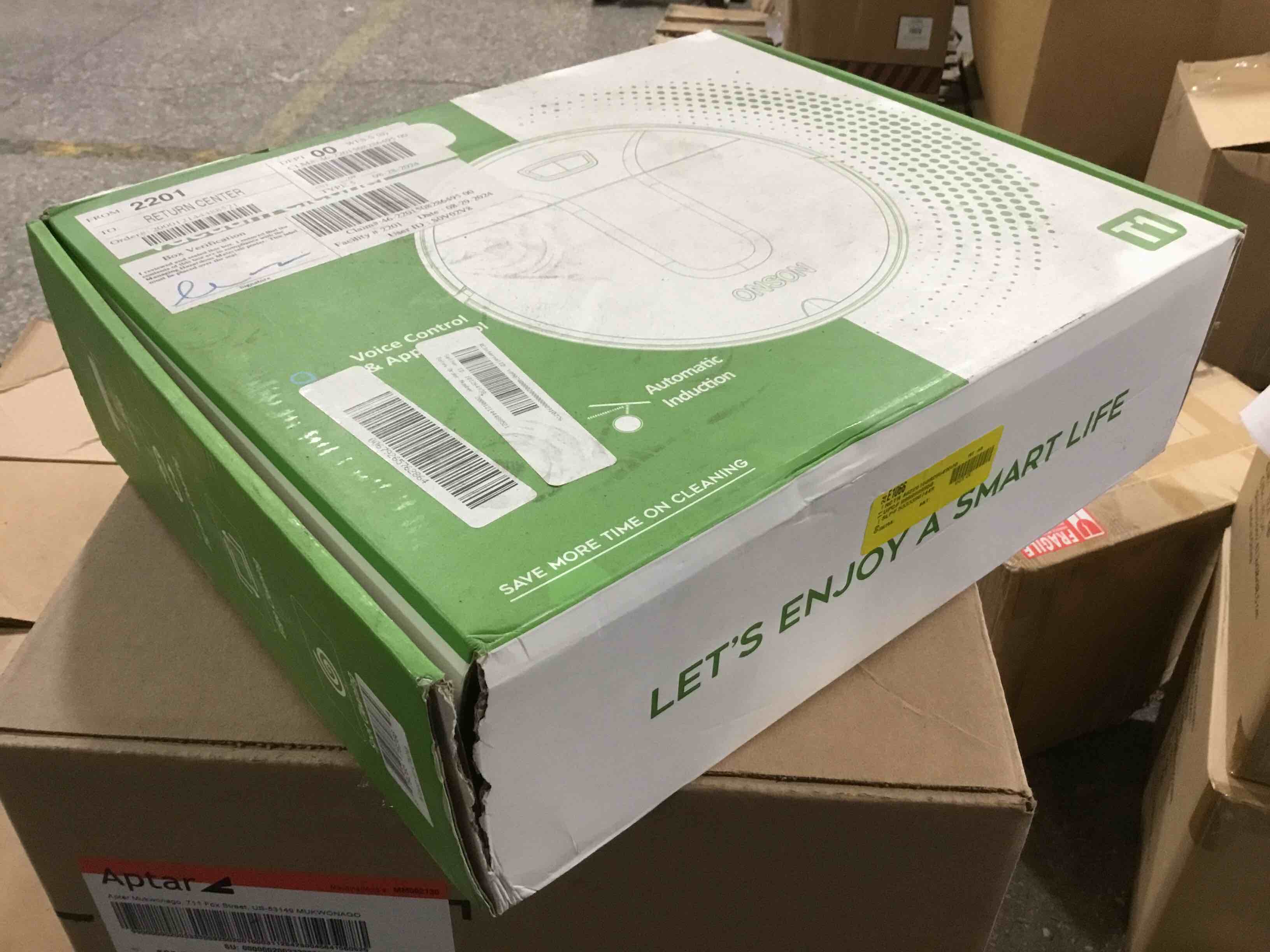 onson robot vacuum cleaner  3500pa vacuum cleaner with schedule  app//wi-fi/alexa  slim  ideal for hard floor  pet hair