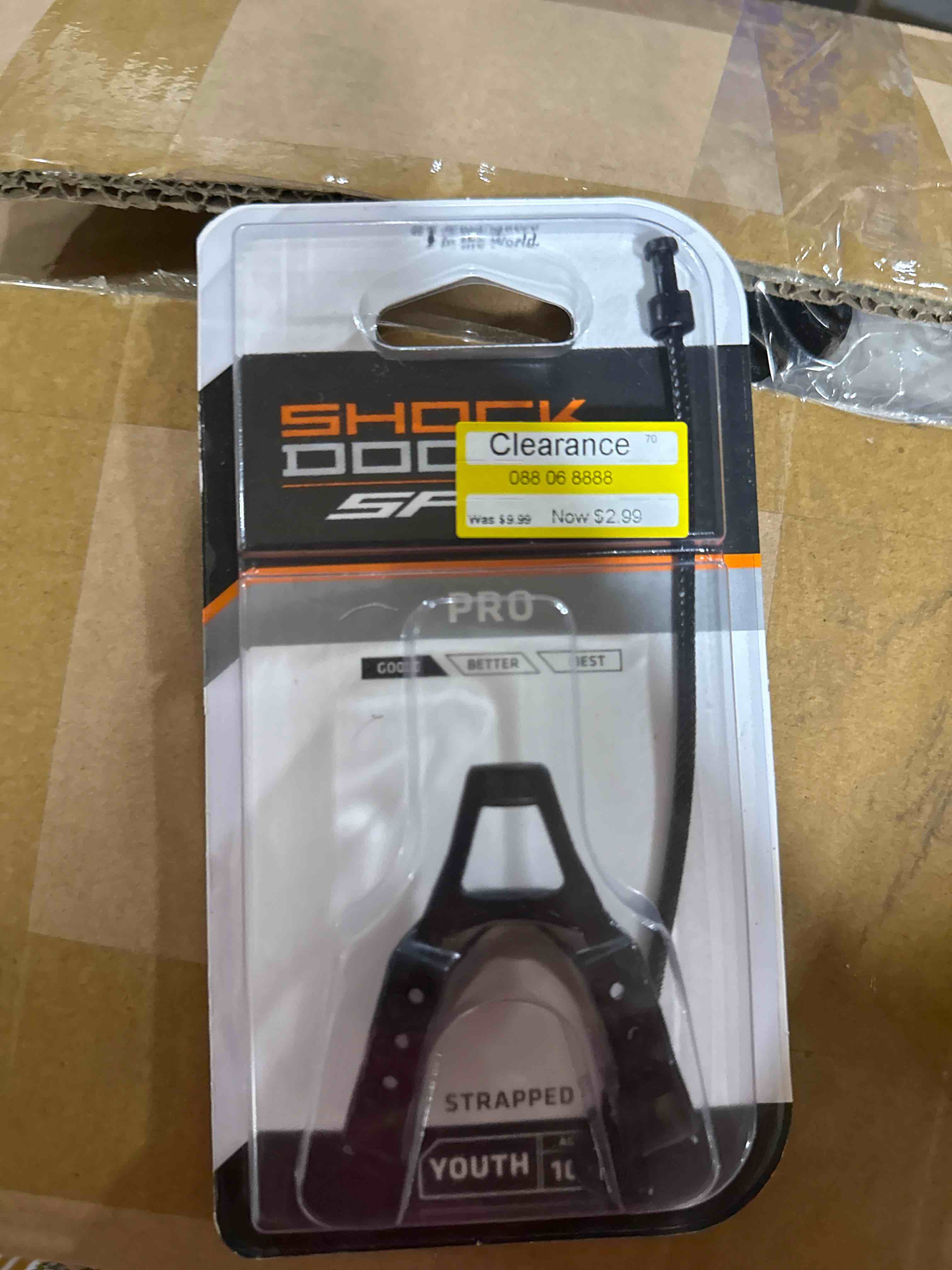 Shock Doctor Pro Strapped Mouthguard - Youth - Smoke