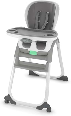 Ingenuity Full Course SmartClean 6-in-1 High Chair - Slate