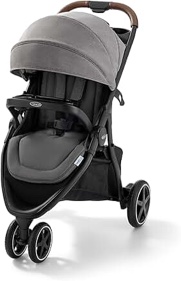 Graco Outpace LX All-Terrain 3-Wheel Baby Stroller, Cohen Compatible for Travel System, Easy One-Hand Fold, in-Seat Suspension for Comfortable Ride, Never-Flat Rubber Tires