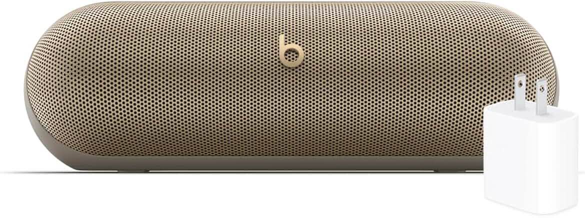 Beats - Pill Portable Wireless Bluetooth Speaker and Portable Charger - Champagne Gold