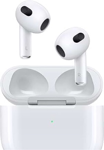 apple - airpods (3rd generation) with lightning charging case - white