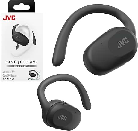JVC - Open-Ear Headphones HANP40TB - Black
