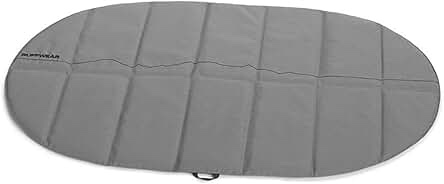RUFFWEAR, Highlands Dog Pad, Portable Dog Bed for Outdoor Use, Cloudburst Gray, Medium