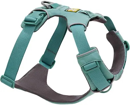 RUFFWEAR, Front Range Dog Harness, Reflective and Adjustable Soft Padded Harness Vest for Outdoor Training and Everyday, No Pull Pet Harness with 2 Leash Clips
