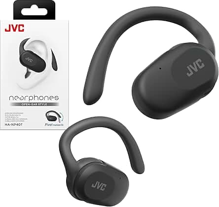 JVC - Open-Ear Headphones HANP40TB - Black