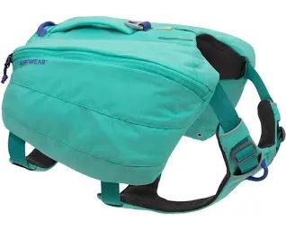 RUFFWEAR, Front Range Dog Day Pack, Backpack with Handle for Hikes & Day Trips, Aurora Teal, Large/X-Large (B08R56Y3VF)