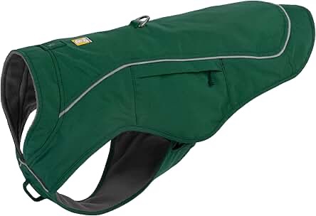 Ruffwear, Overcoat Fuse Jacket Harness Combo for Dogs, Evergreen, Medium