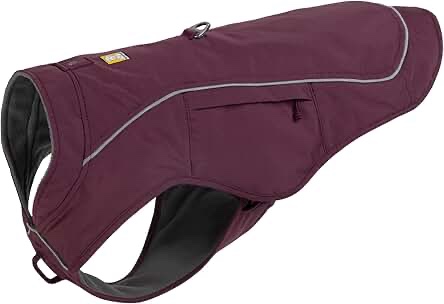 Ruffwear, Overcoat Fuse Jacket Harness Combo for Dogs, Purple Rain, Large