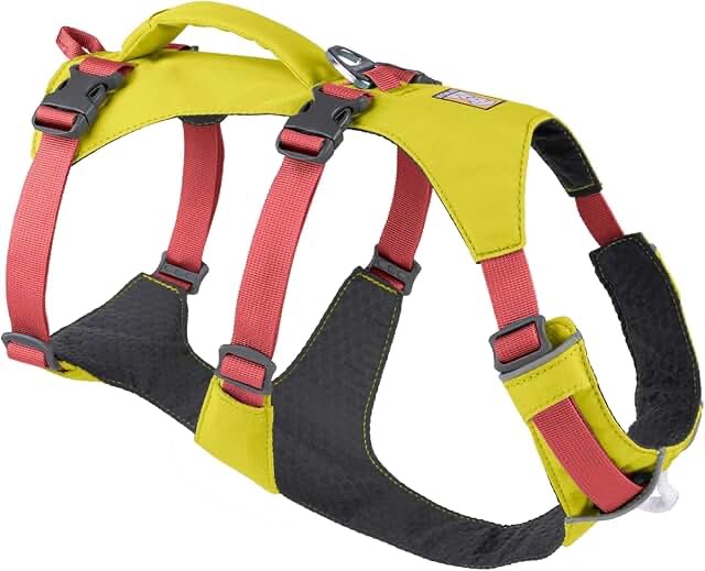 RUFFWEAR, Flagline Dog Harness, Lightweight Lift-and-Assist Harness with Padded Handle, Lichen Green, Medium (B09MSLDMT8)