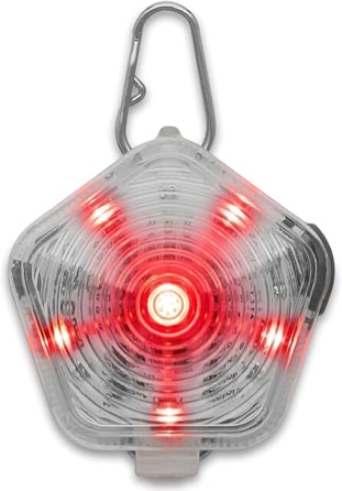 RUFFWEAR, Beacon Safety Light for Dogs, Clear Lake