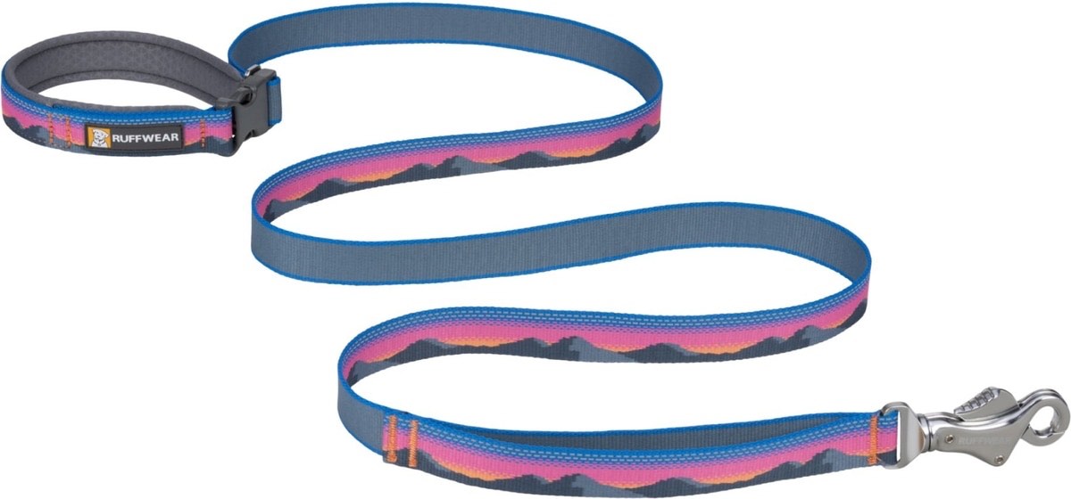 RUFFWEAR, Crag Dog Leash (Previously The Slackline Leash), Hand-Held or Waist-Worn Reflective and Adjustable Lead, Sunset (B082FQSY69)