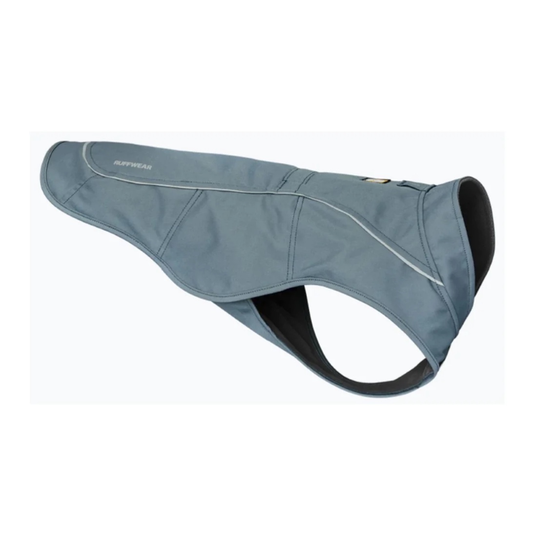 RUFFWEAR, Overcoat Fleece Lined Water Resistant Cold Weather Jacket for Dogs, Slate Blue, Small