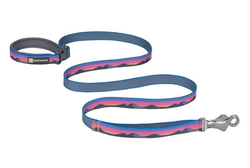 RUFFWEAR, Crag Dog Leash (Previously The Slackline Leash), Hand-Held or Waist-Worn Reflective and Adjustable Lead, Sunset (B082FQSY69)