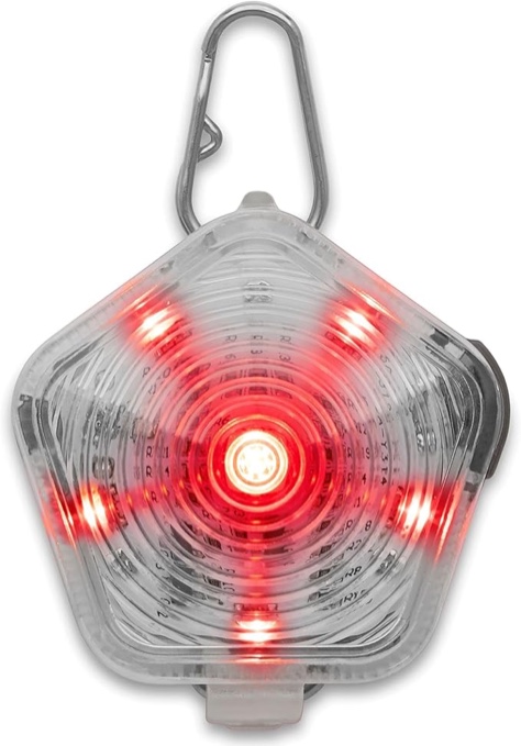 RUFFWEAR, Beacon Safety Light for Dogs, Clear Lake