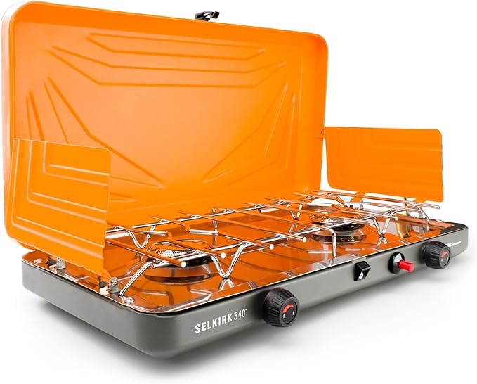 GSI Outdoors Selkirk 460 2 Burner Outdoor Camp Stove Orange Model #56011