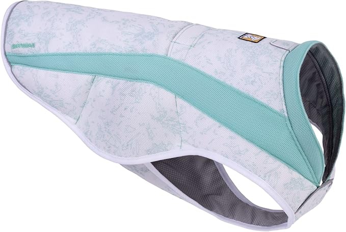 RUFFWEAR, Swamp Cooler Dog Vest, Evaporative Cooling for Hot Weather, Compatible with Most Harnesses, Sage Green, Medium 