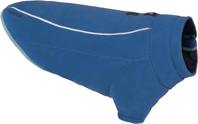 Ruffwear, Climate Changer Quick Drying, Breathable Fleece Jacket for Dogs, Blue Jay, Small