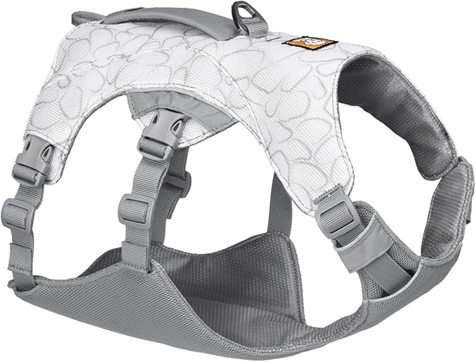 RUFFWEAR, Swamp Cooler Dog Harness, Lightweight with Evaporative Cooling for Hot Weather, Graphite Gray, Large/X-Large
