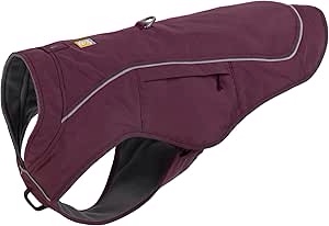 Ruffwear, Overcoat Fuse Jacket Harness Combo for Dogs, Purple Rain, X-Large
