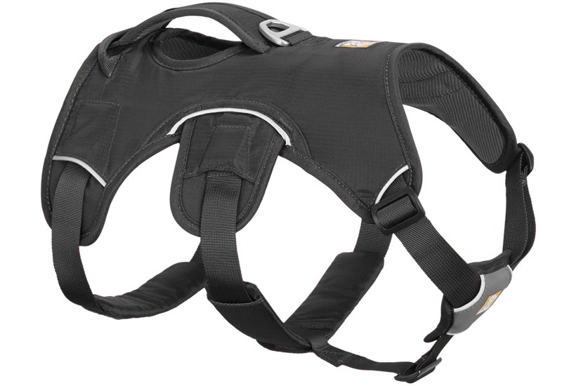 RUFFWEAR, Web Master, Multi-Use Support Dog Harness, Hiking and Trail Running, Service and Working, Everyday Wear, Twilight Gray, Medium