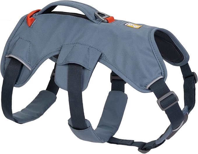 Ruffwear, Web Master, Multi-Use Support Dog Harness, Hiking and Trail Running, Service and Working, Everyday Wear, Slate Blue, X-Small