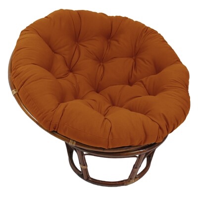 Blazing Needles Spice Solid Chair Cushion
