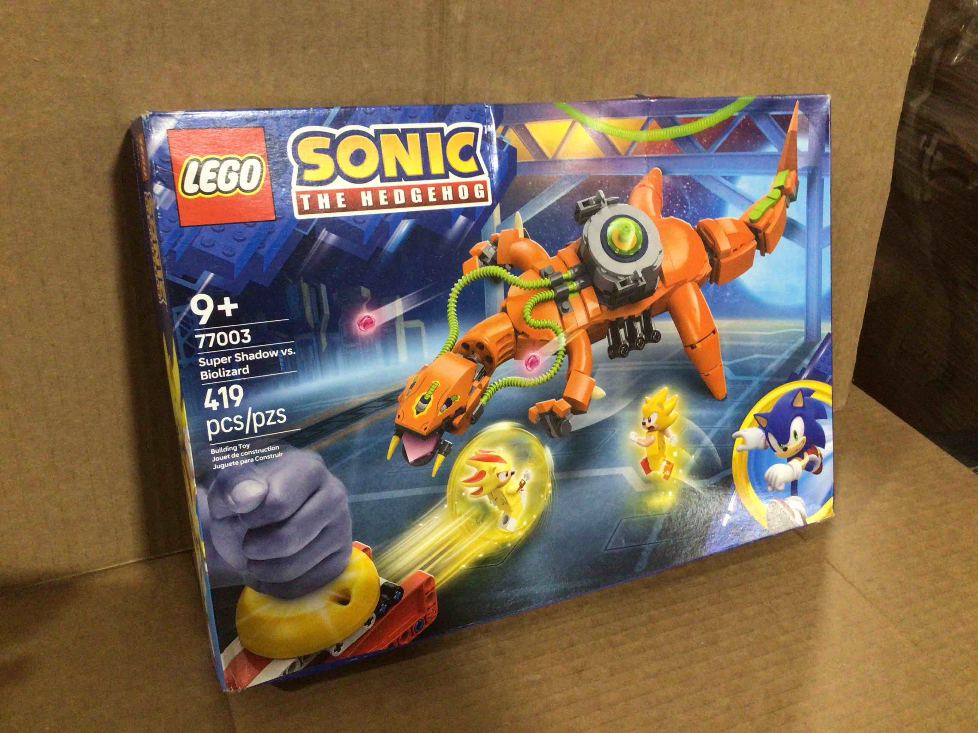 Condition photo showing Good Condition for LEGO Sonic The Hedgehog Super Shadow vs. Biolizard, Gamer Gift for Boys and Girls, Fun Collectible Playset for Kids and Video Game Character Fans Who Love Action Toys 77003