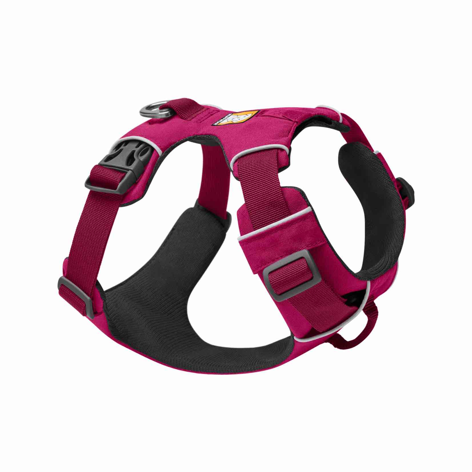 Ruffwear, Front Range Dog Harness, Reflective and Padded Harness for Training and Everyday, Hibiscus Pink, Small