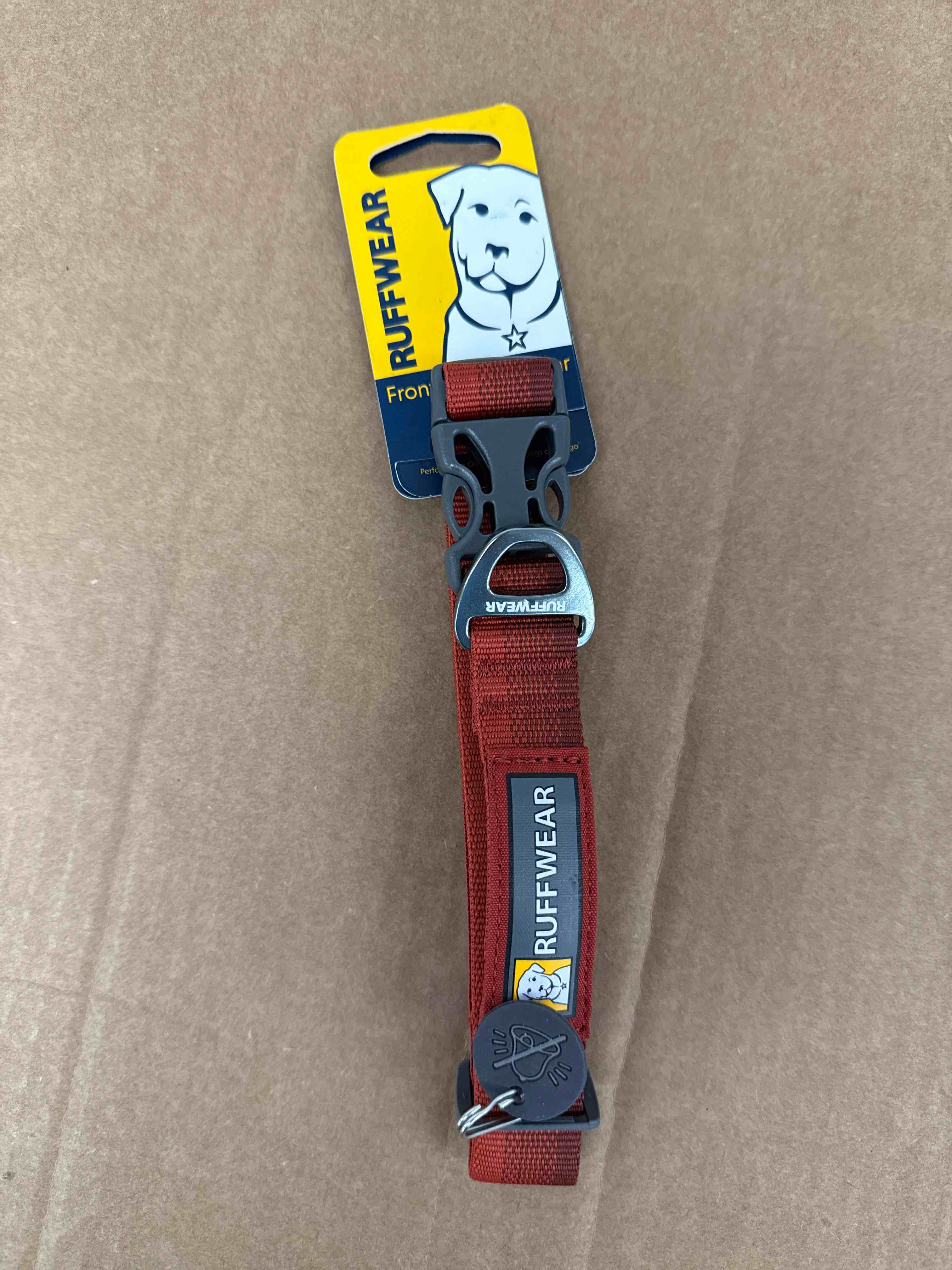 Condition photo showing Good Condition for RUFFWEAR, Front Range Dog Collar, Durable and Comfortable Collar for Everyday Use, Red Clay, 14"-20"