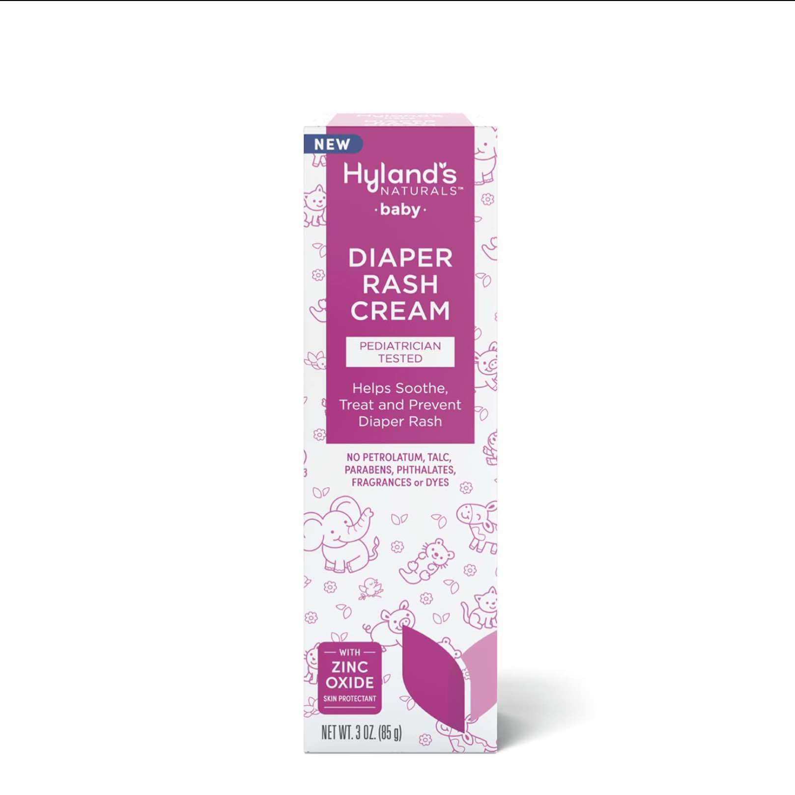 Hyland's Diaper Rash Cream for Baby, Soothe, Treat & Prevent Diaper Rash, With Zinc Oxide, Organic Calendula, Aloe Vera, & Chamomile, Safe & Gentle, Pediatrician Tested, 3 Oz. 3 Ounce( 1 box to pick up)