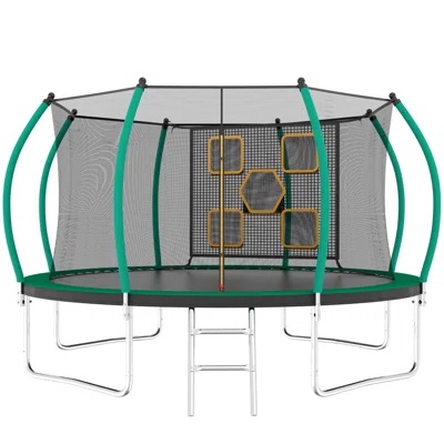 ( similar ) 14FT bid trampoline green ( 2 boxes to pick up) 
