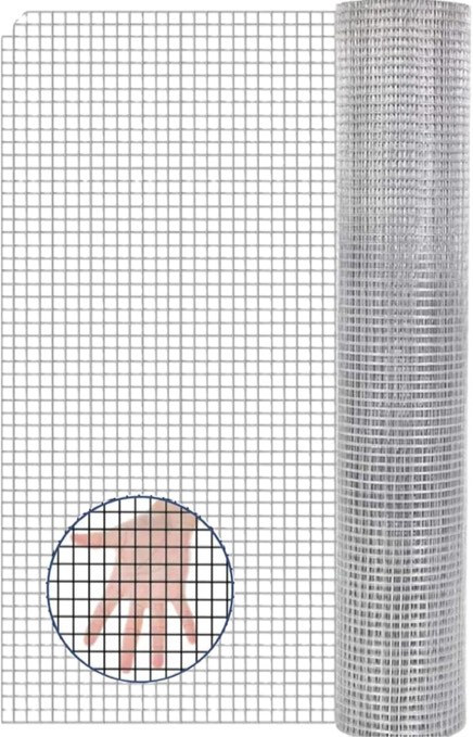  Click to see full view                     2+ 1/4 inch Hardware Cloth 48" x 100 ft 23 Gauge, Hot-Dipped Galvanized Welded Wire Mesh Roll - Heavy Duty Garden Fence, Chicken Wire for Coop, Snake & Rodent Barrier