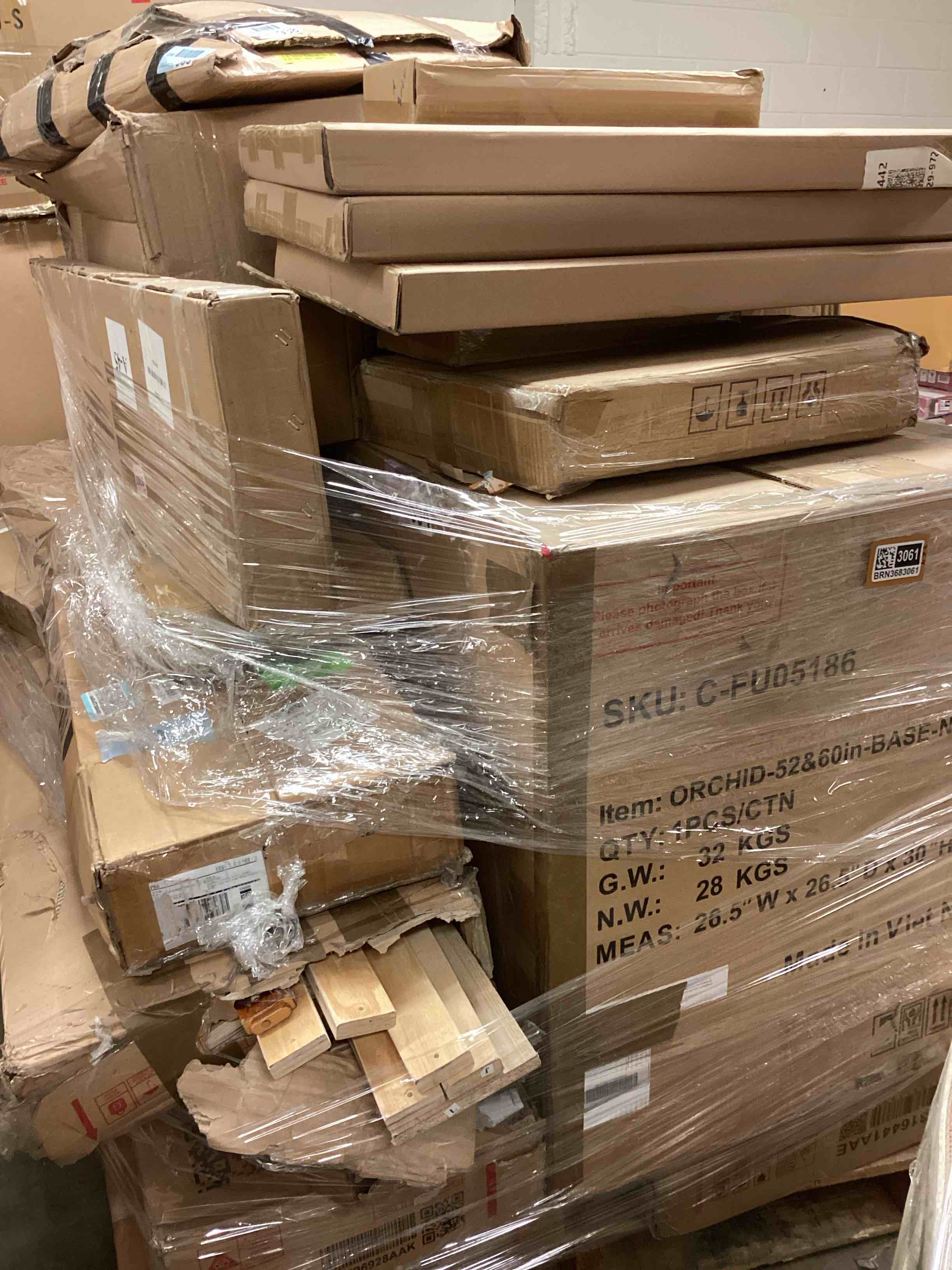 Pallet assorted furniture