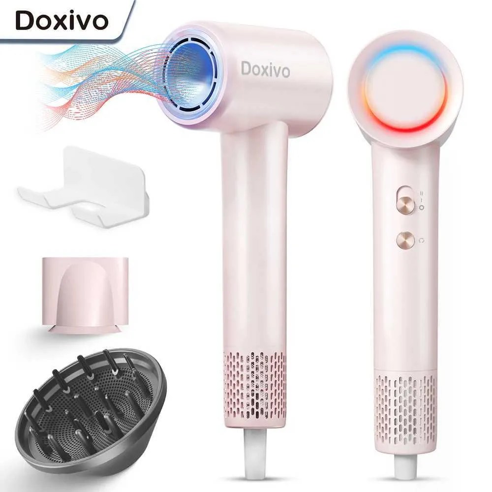 Electric Hair Dryer Doxivo Hair Dryer 110000 RPM Professional Negative Lonic Hair Dryer 1500W High-Speed With Brushless(pickup in cage )