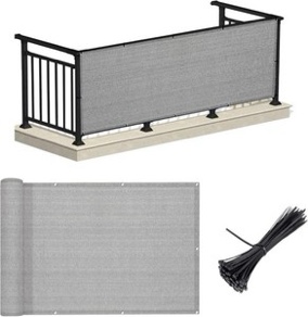 3 Ft. x 10 Ft. Balcony Screen Privacy Fence Cover