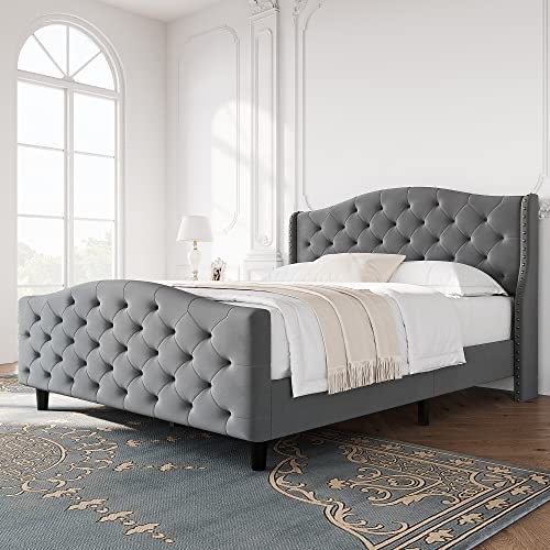 (image similar)BED FRAME  1370x 1900 PHO 10VZVQNX-A gray