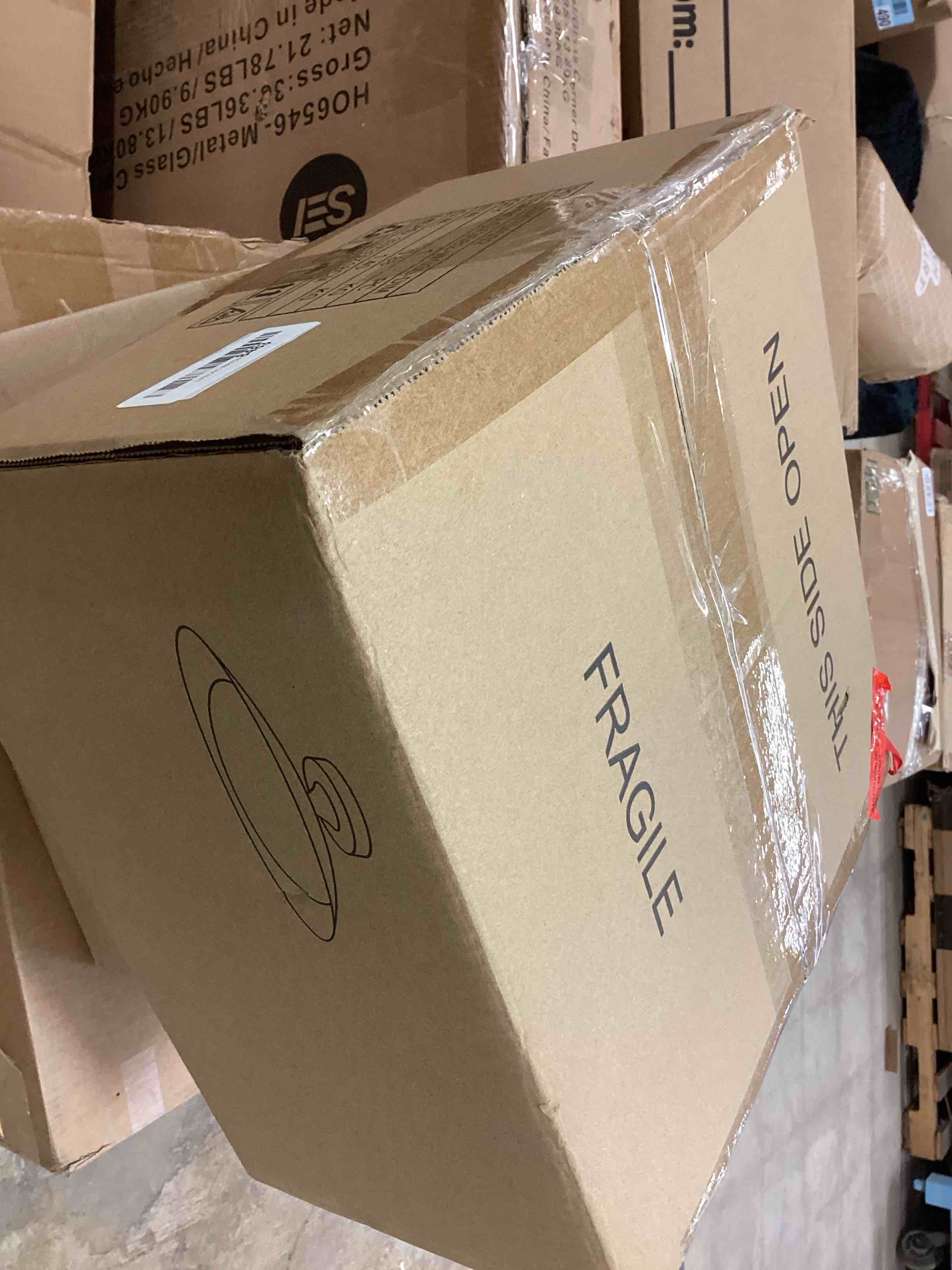 Condition photo showing New/Like New for Dimmable Small Mid Century Modern Flush Mount Ceiling Light with Acrylic Shade,White and Gold LED Ceiling Lights,5CCT 2700K-6000K Light Fxiture for Hallway Entryway Bedroom Kitchen Laundry Room 11.8in 11.81in White