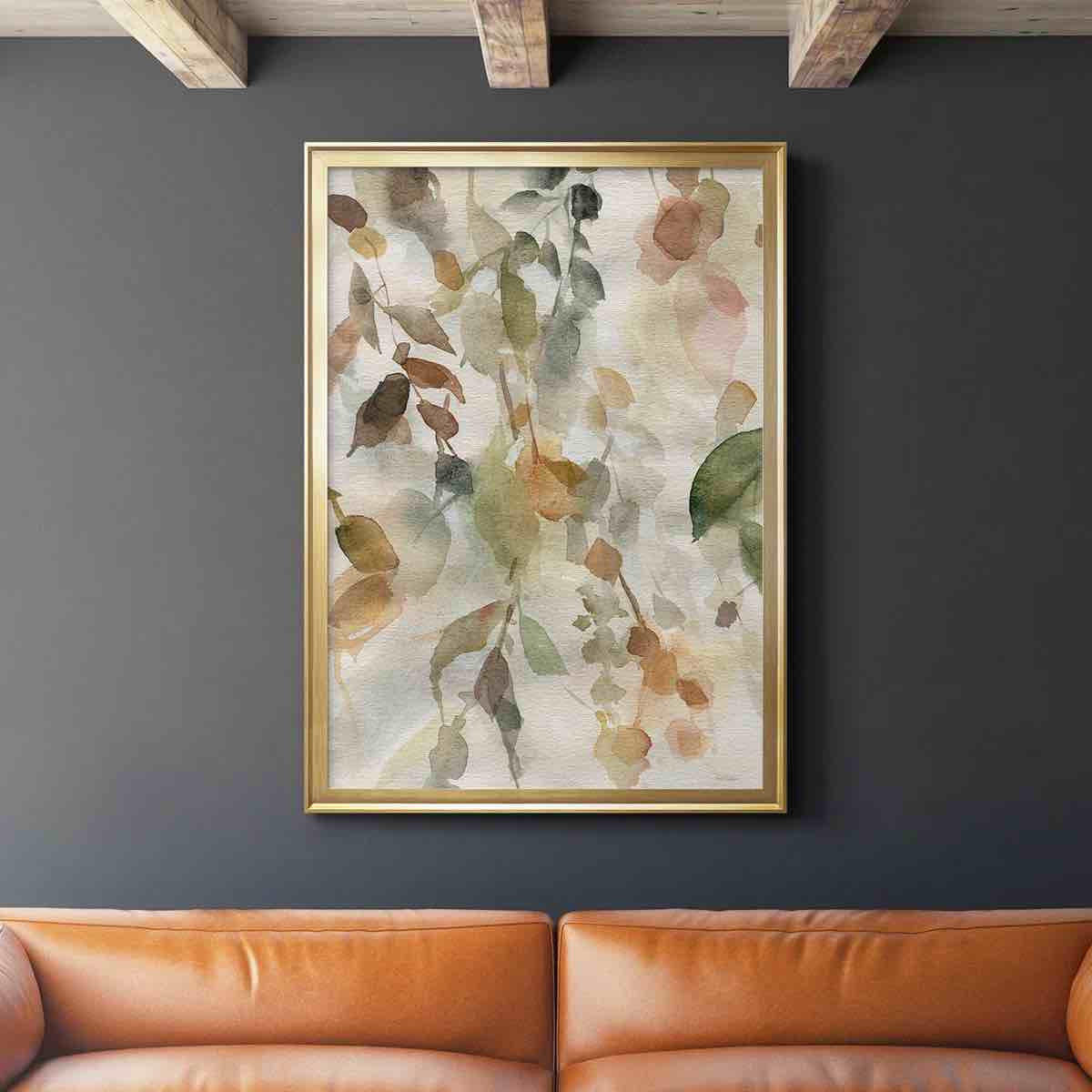 Condition photo showing As Is for Cascading Nature | " Cascading Nature |" Painting Print 
