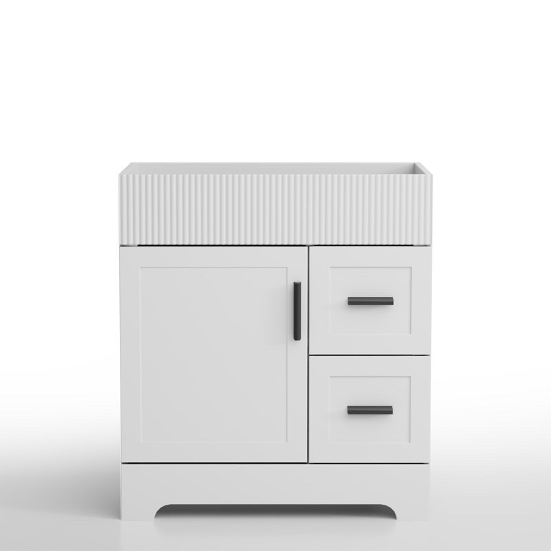 30" Freestanding Single Bathroom Vanity Base Only, Sink not Included