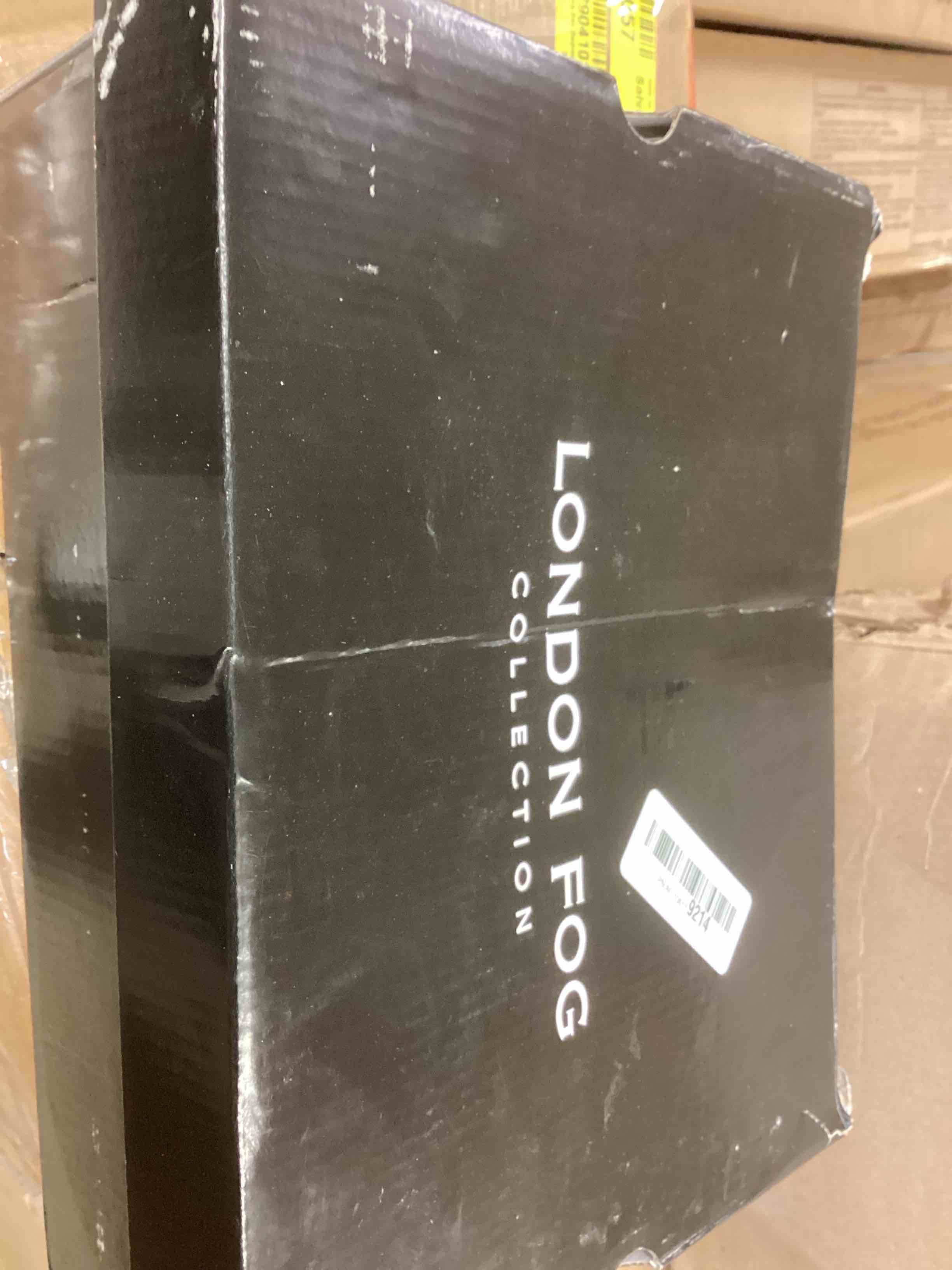 Condition photo showing New/Like New for LONDON FOG Crissy Dress Ankle Boot Ladies Lace Up Bootie with Collar 6.5 Black