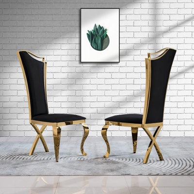 Gorgeous King Chairs Throne Black V 